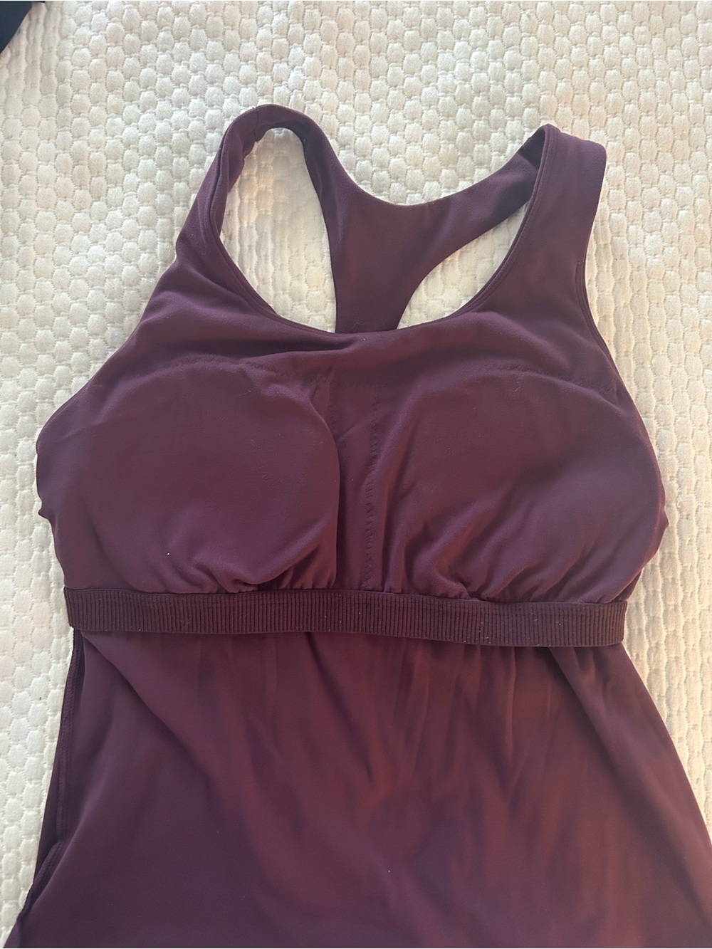 CRZ Yoga Plum Racerback Tank Top - Picture 3 of 3
